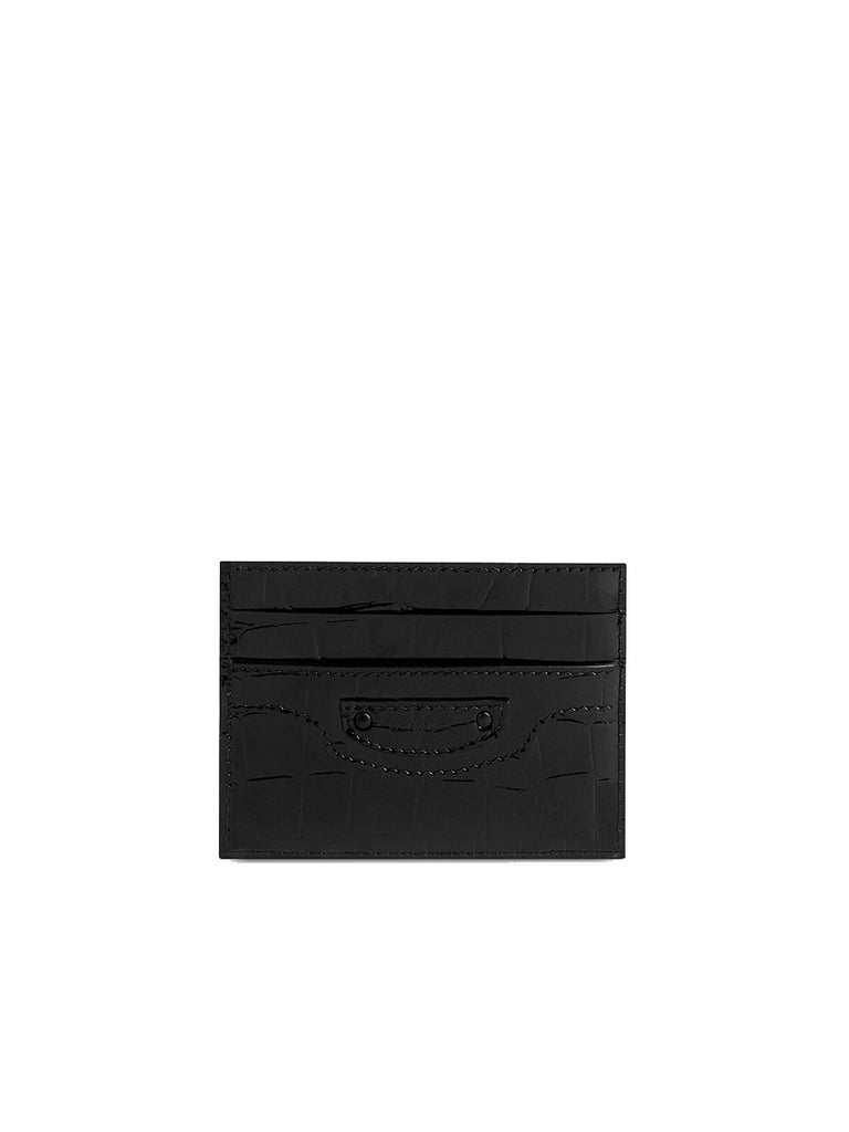 Neo Classic Card Holder in Black