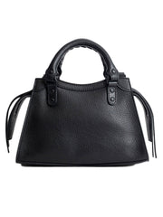 Neo Classic Mini Top Handle Bag in Grained Leather