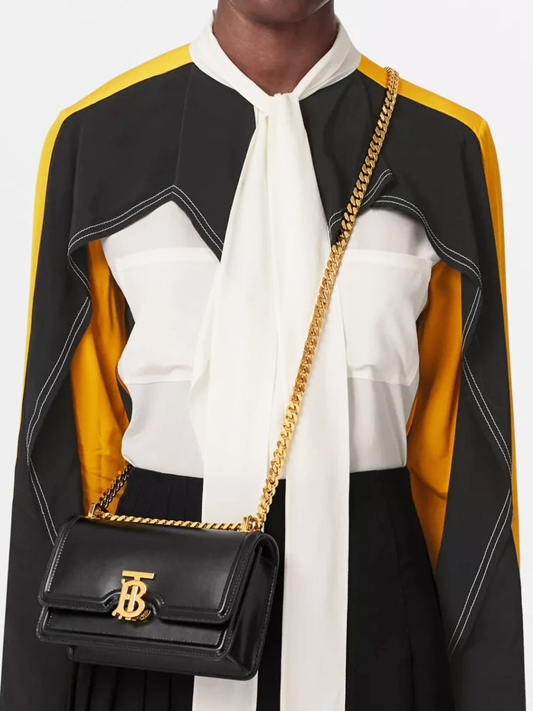 Burberry Mini Leather Chain TB Bag