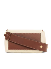 Small Horseferry Print Cotton Canvas Crossbody Bag