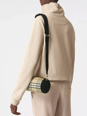 Vintage Check Barrel Bag