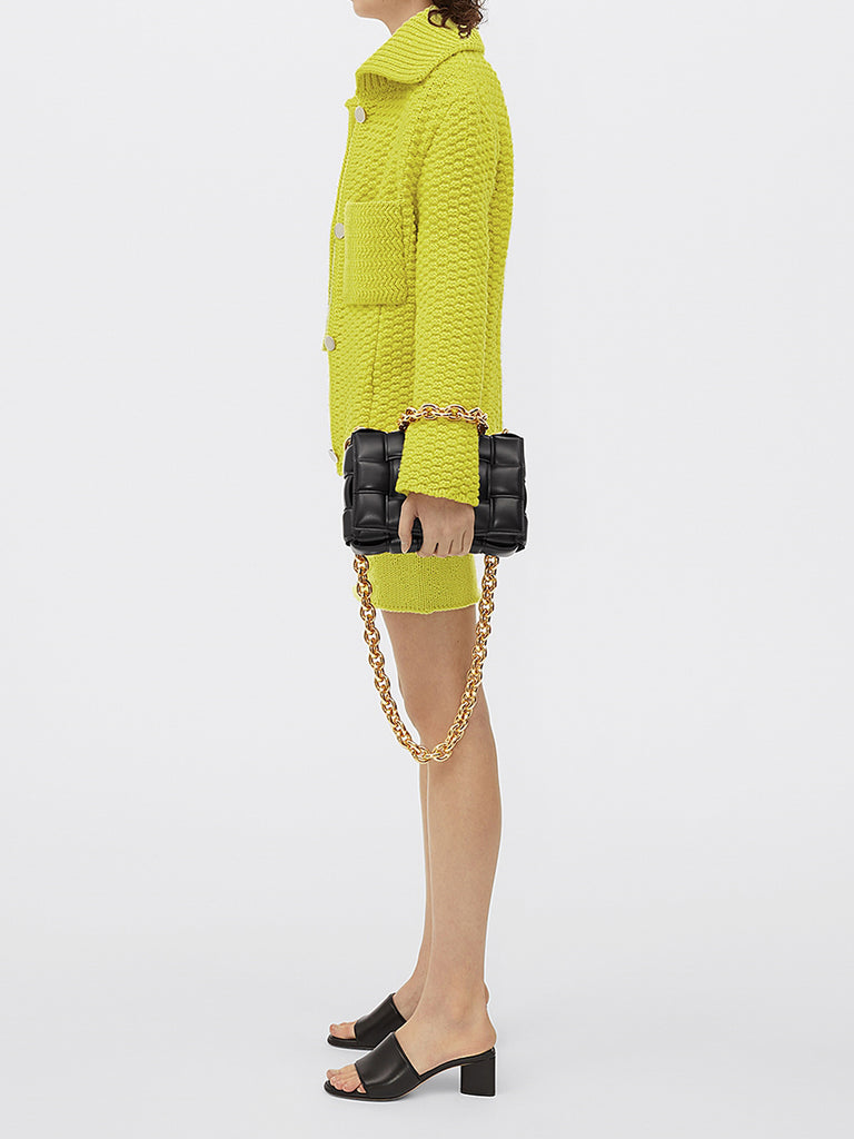 Chain Cassette in Black | BOTTEGA VENETA