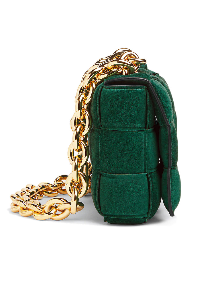 Bottega Veneta Chain Cassette in Emerald Green | Cosette