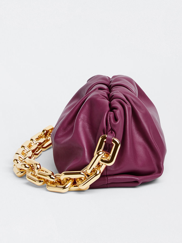 Bottega Veneta Chain Pouch in Cinnabar