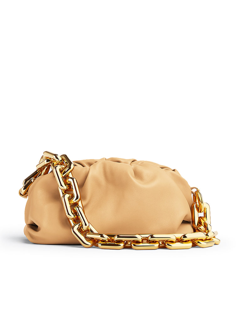 Teen Chain Pouch in Almond