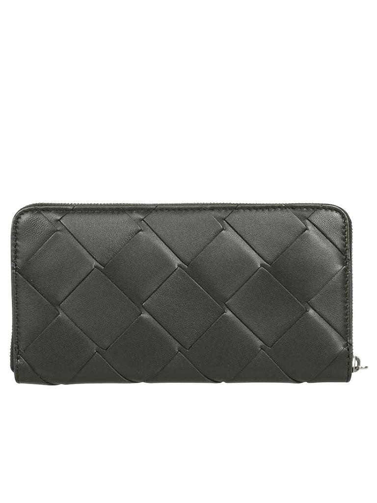 Zip Around Wallet in Green