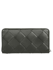 Zip Around Wallet in Green