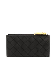 Zipped Card Case in Black