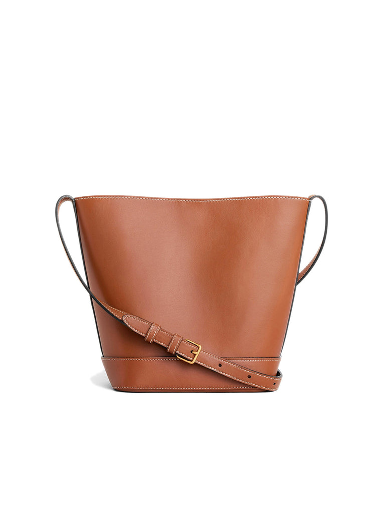Celine Small Bucket Cuir Triomphe in Smooth Calfskin Tan – COSETTE