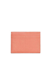 CELINE AU | Card Holder in Grained Calfskin Terracotta in Three Flat Pockets