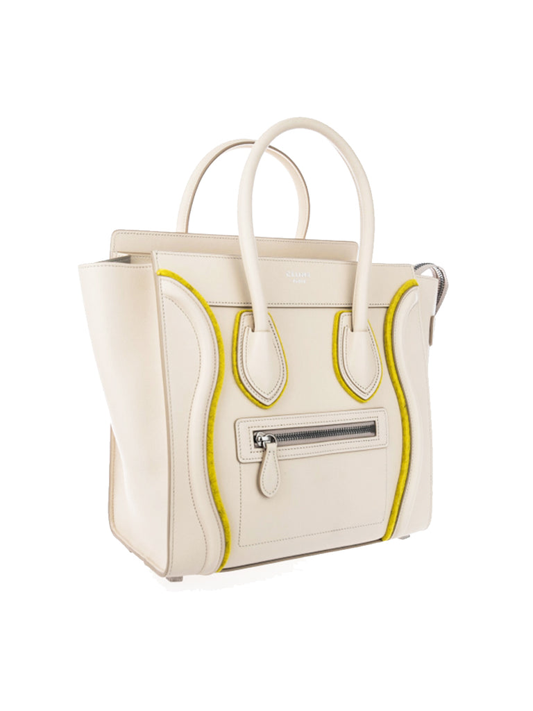 Celine Micro Luggage Handbag in Smooth Calfskin