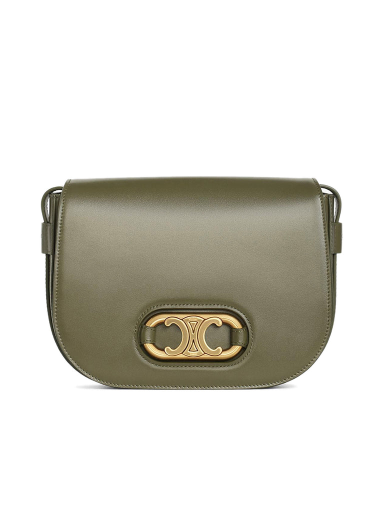 Medium Maillon Triomphe Bag in Army Green