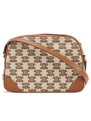 CELINE Bag | Camera Bag in Textile with Triomphe Embroidery