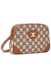 CELINE AU | Camera Bag in Textile with Triomphe Embroidery
