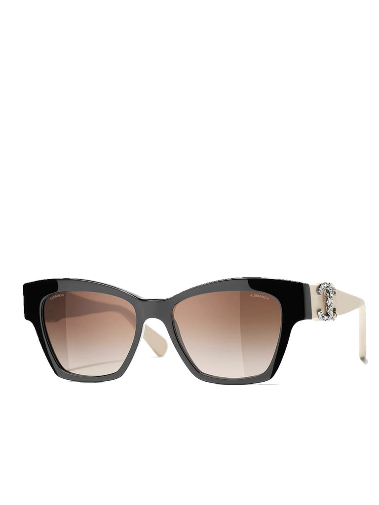 Butterfly Sunglasses CH5456QB Black and Cream