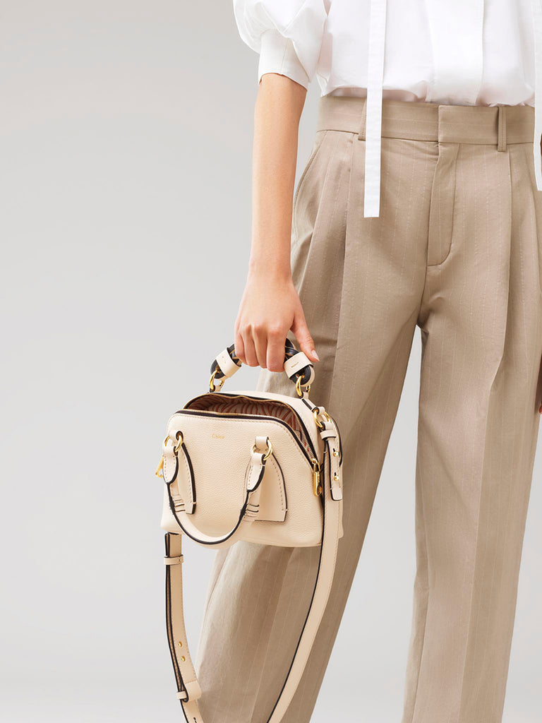 Chloe Small Daria Bag in Sweet Beige | Cosette