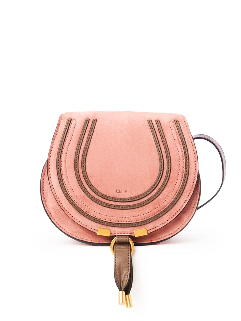 Small Marcie Saddle Bag in Canyon Rose