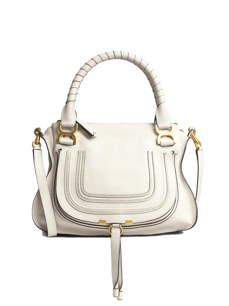 Marcie Handbag in Natural White