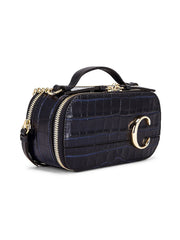 CHLOÉ Luxury Brand | C Mini Vanity Bag Full Blue