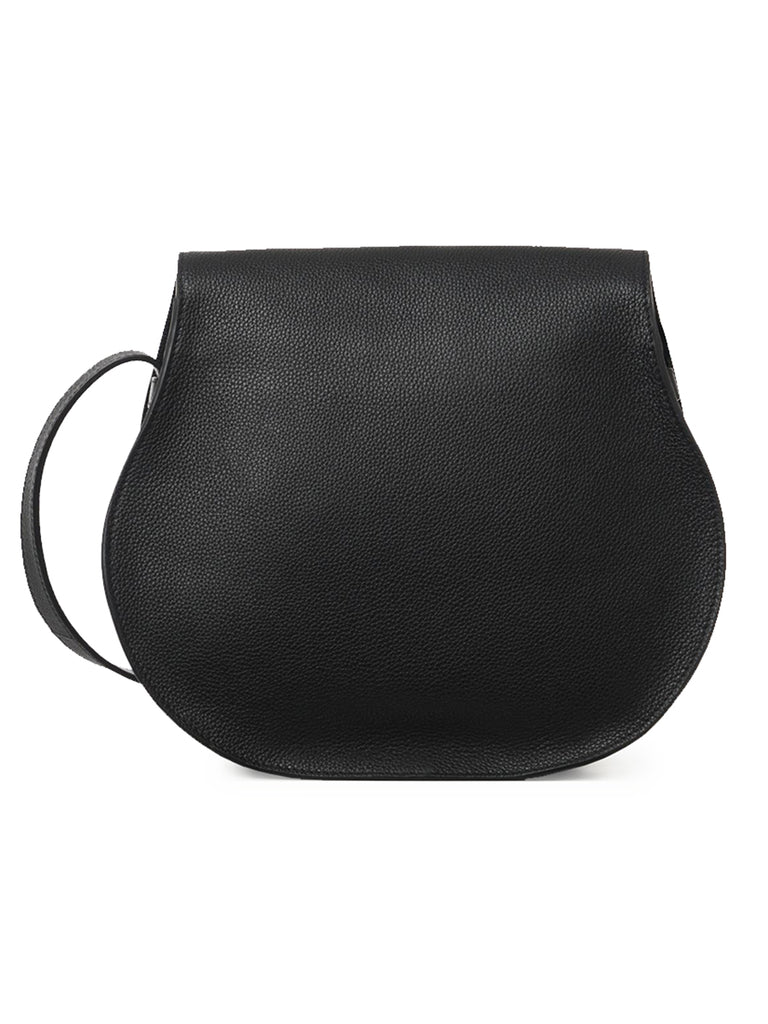 Marcie Medium Saddle Bag in Grained Calfskin