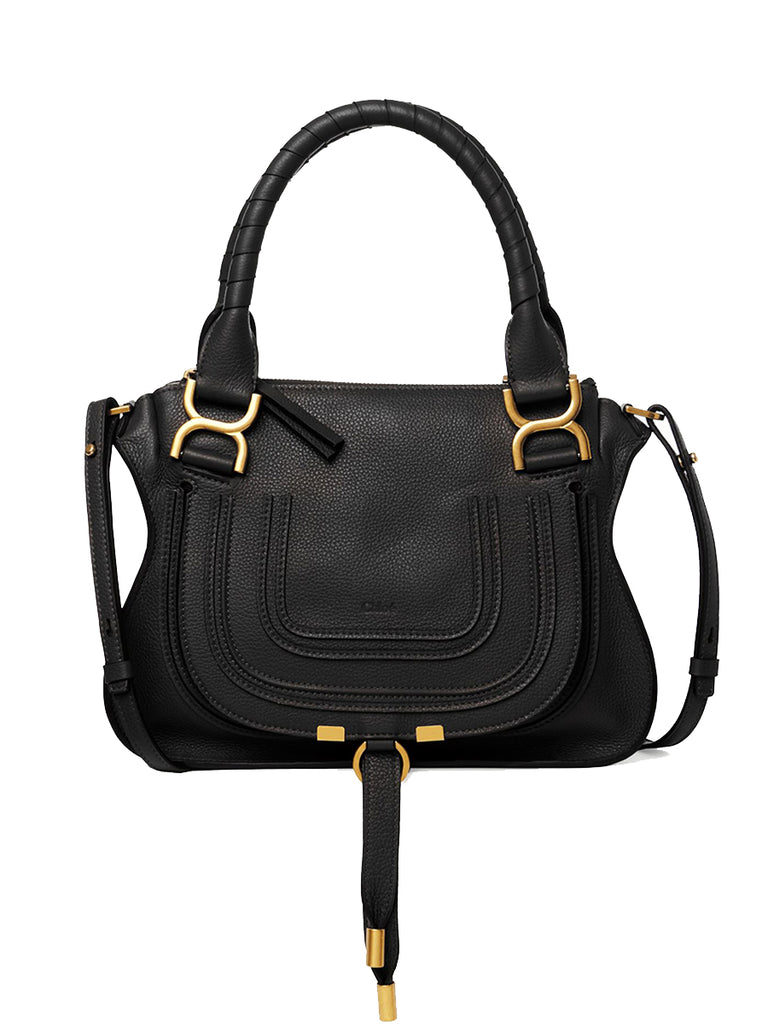 Small Marcie Handbag in Black