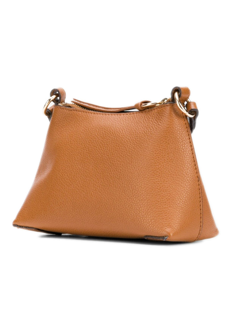 See by Chloe Mini Joan Leather Suede Crossbody Bag in Caramello