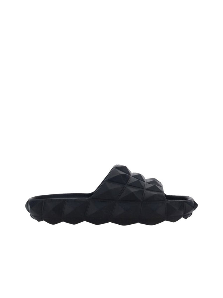 Roman Stud Turtle Slide Sandal in Rubber