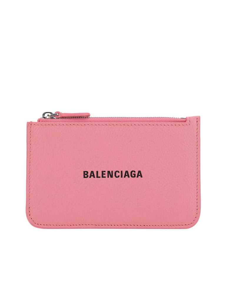 BALENCIAGA | Cash Large Long Coin and Card Holder in Pink