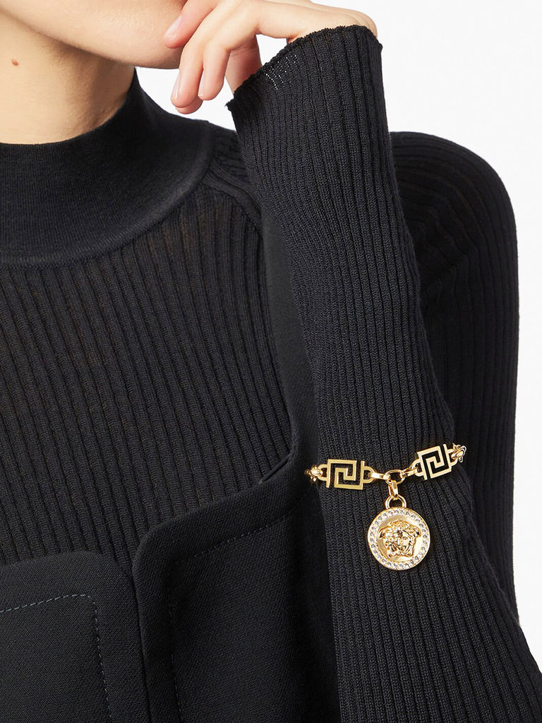 Versace Crystal La Medusa Greca Bracelet