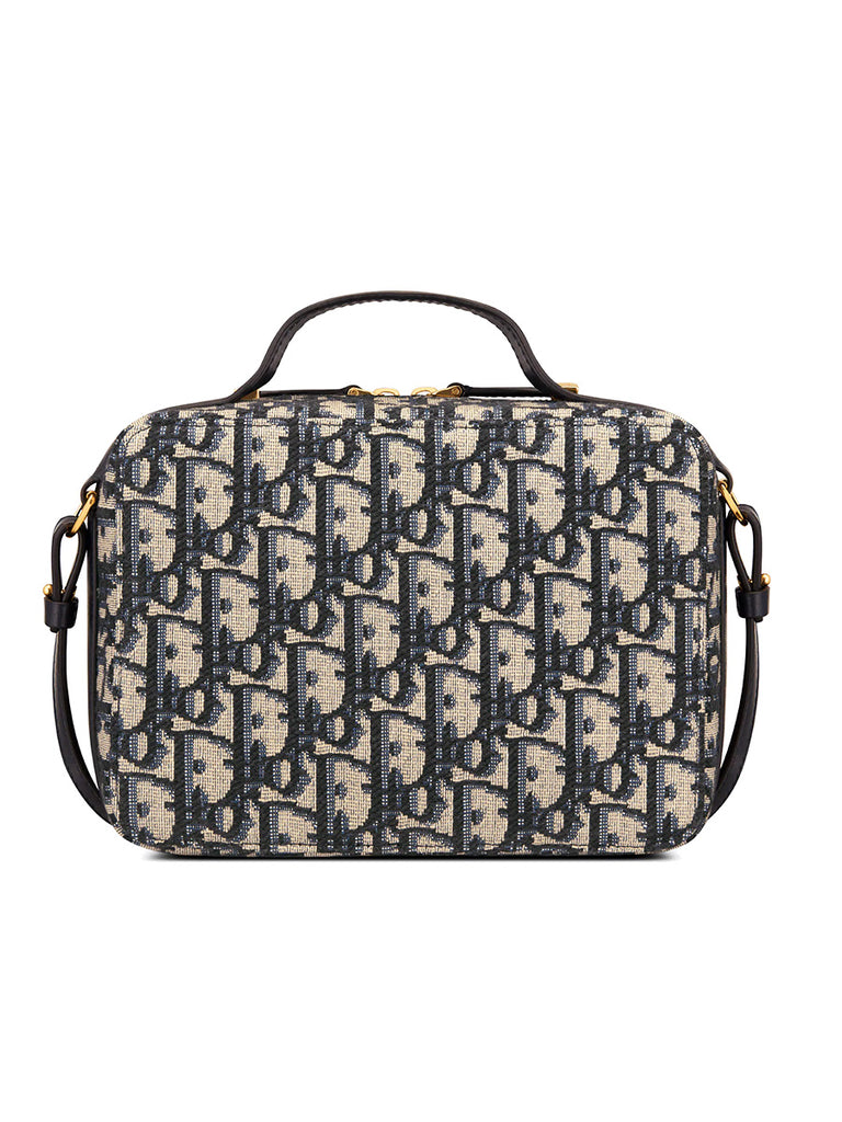 30 montaigne box cloth crossbody bag Dior Navy in Cloth - 32132493