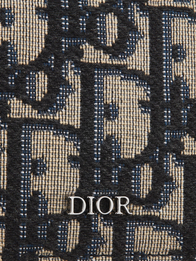 Card Holder in Beige and Black Dior Oblique Jacquard – COSETTE