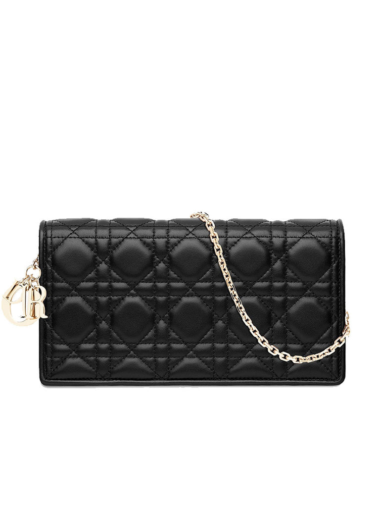 Lady Dior Pouch in Black