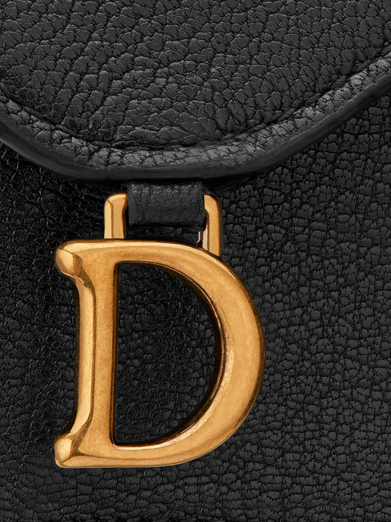 Lady Dior Flap Card Holder Black Cannage Lambskin  DIOR HK