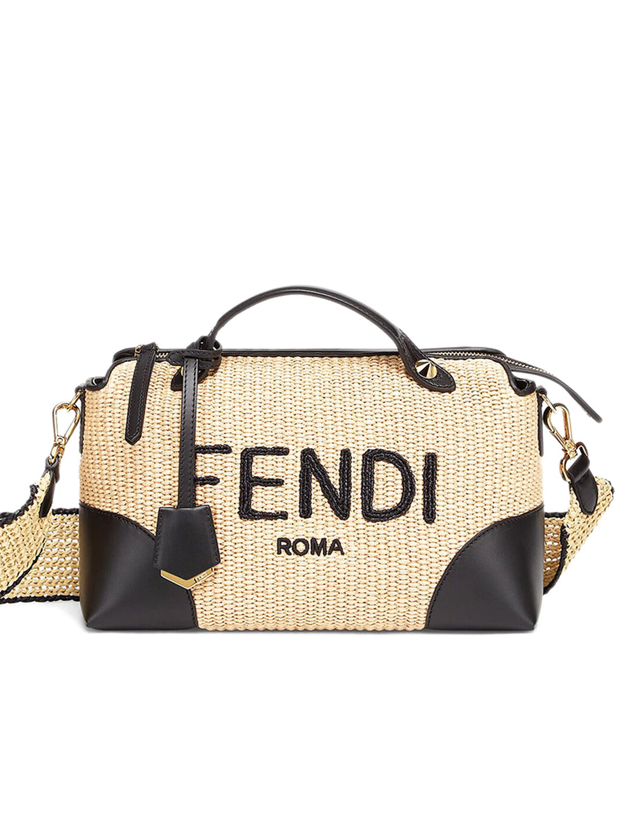 【関税送料込】Fendi Medium Woven Straw ボストンバッグ Fendi By The Way Medium Woven Straw Boston Bag | Cosette
