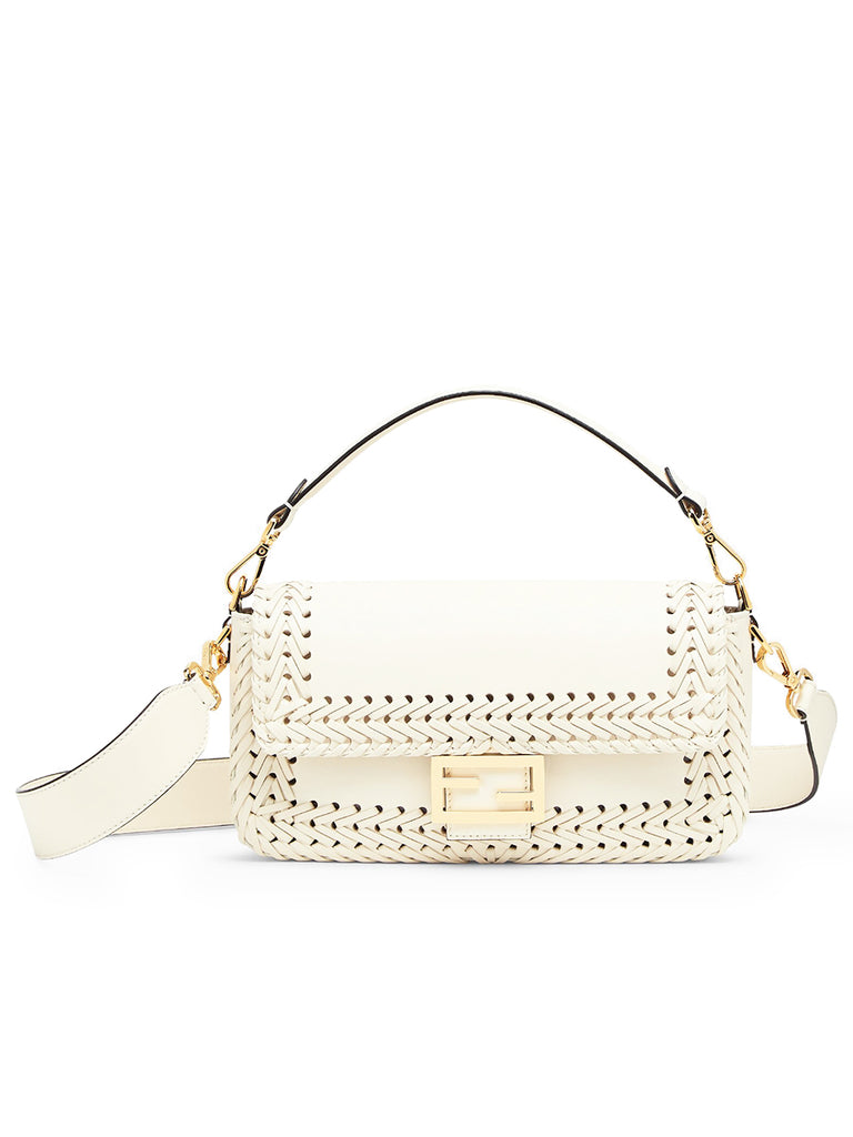 FENDI | Baguette in White Leather