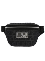 FENDI | Black Fabric Belt Bag