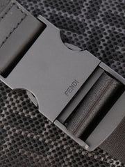 FENDI Sydney | Black Fabric Belt Bag