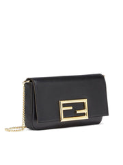 Wallet on Chain with Pouches in Black