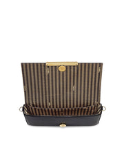 Wallet on Chain with Pouches in Black