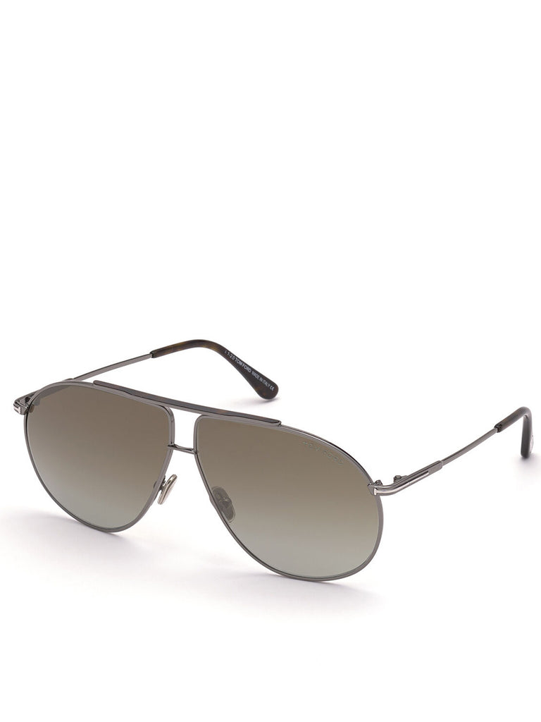 Tom Ford gold pilot sunglasses