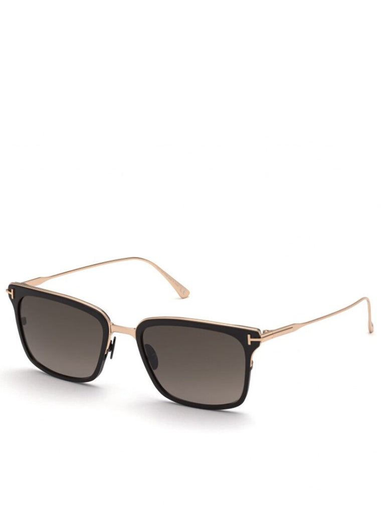 Square Sunglasses Black & Brown Hayden FT0831