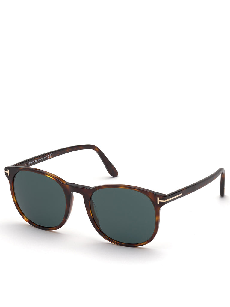 Round Sunglasses Havana & Green Ansel FT0858