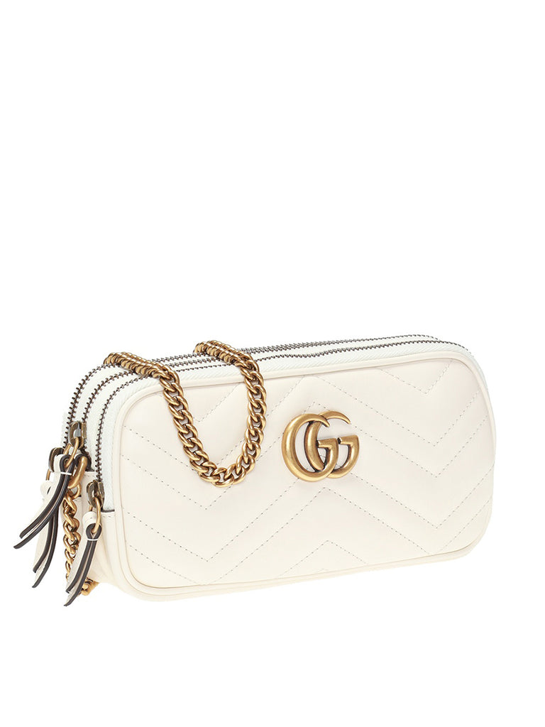 GG Marmont Mini Chain Bag in White – COSETTE