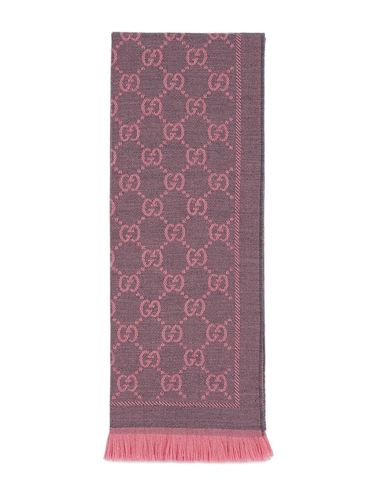 GG Jacquard Knitted Scarf