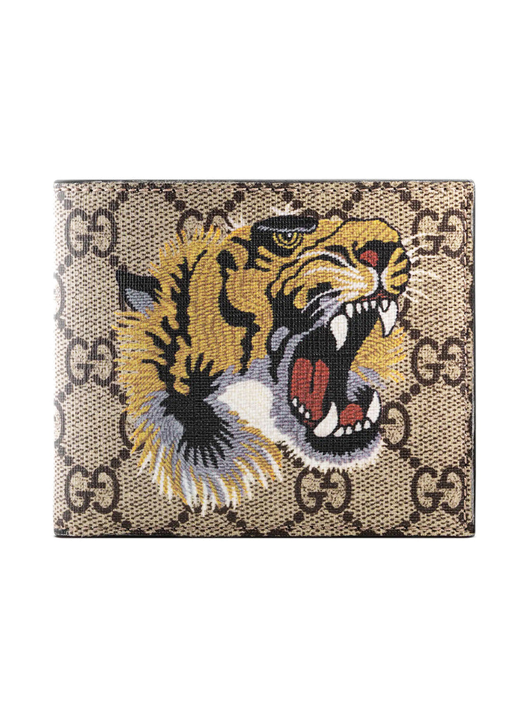 Tiger Print GG Supreme Wallet