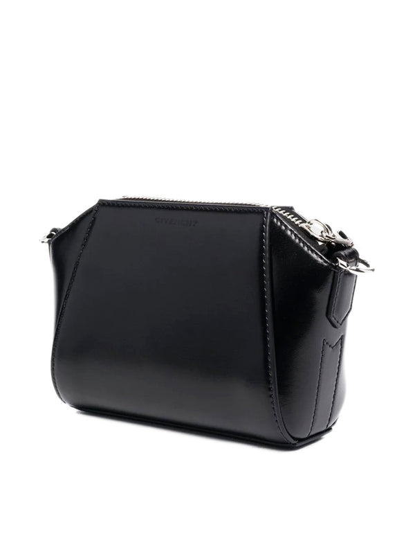 Givenchy Nano Antigona Bag in Smooth Leather in Black COSETTE