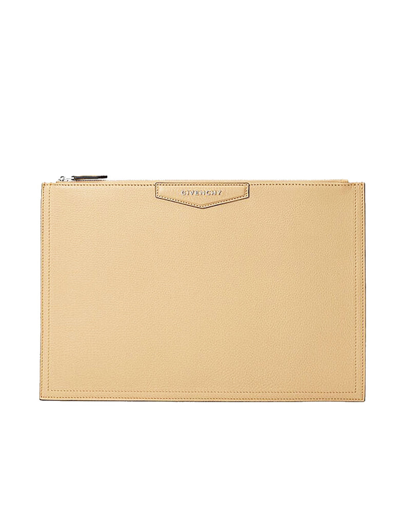 Large Pouch Antigona in Bronze Grained Leather