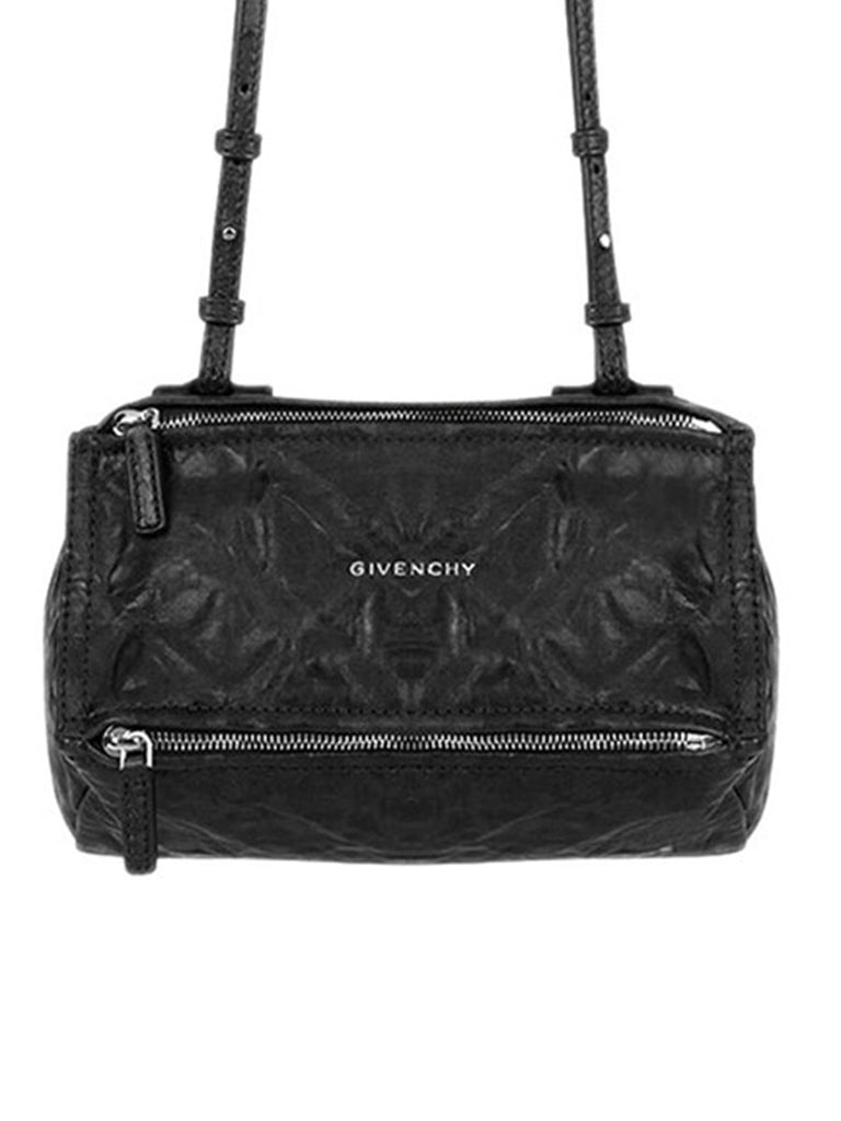 Mini Pandora Bag in Black Aged Leather