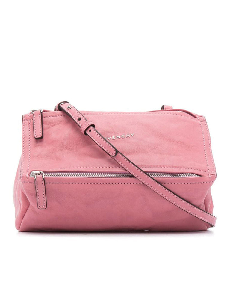 Mini Pandora Bag in Pink Aged Leather