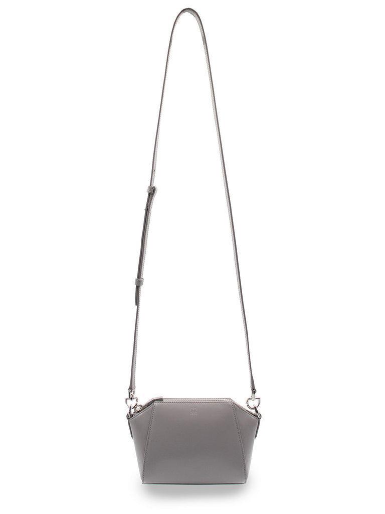 Givenchy Nano Antigona Bag in Box Leather in Grey | Cosette